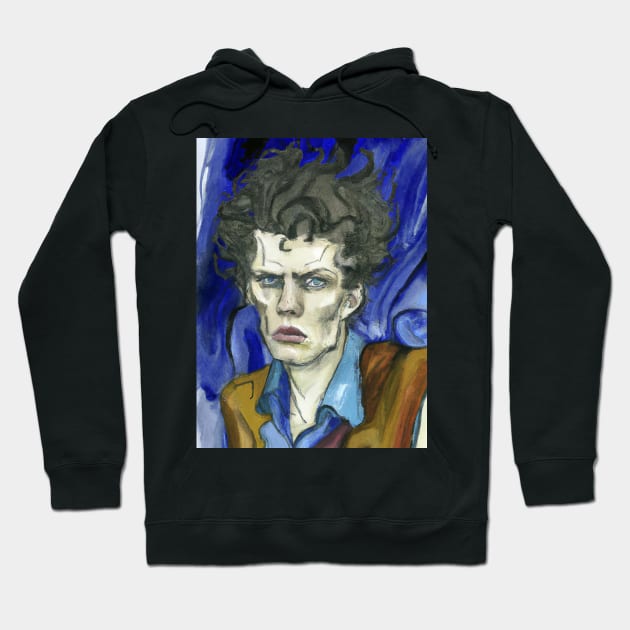 Austin Osman Spare painting in his own style impressionist surrealism Hoodie by hclara23